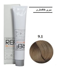 رنگ مو رف 9.1 بلوند خاکستری خیلی روشن