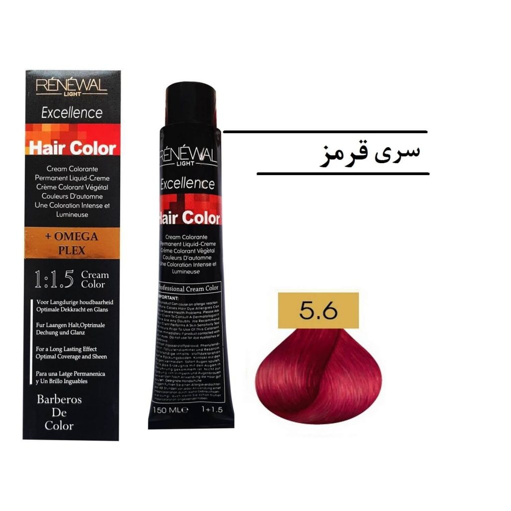 رنگ مو رنوال 5.6 قرمز یاقوتی