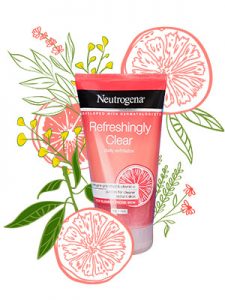 اسکراب گریپ‌فروت Fresh & Clear نیتروژینا (Neutrogena)