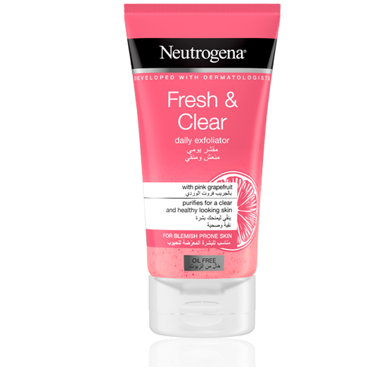 اسکراب گریپ‌فروت Fresh & Clear نیتروژینا (Neutrogena)