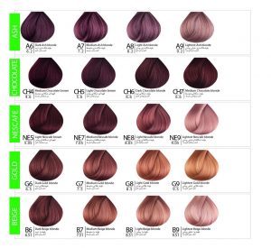 رنگ مو‌ی بن سای سری طبیعی