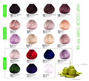 رنگ مو‌ی بن سای سری طبیعی