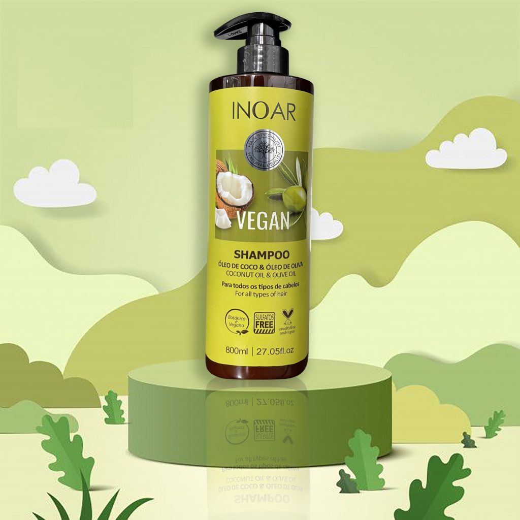 شامپو فاقد‌سولفات VEGAN اینوآر
