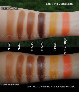 پالت کانتور چرب مک MAC-DARK