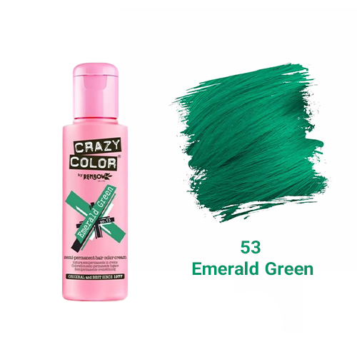 رنگ فانتزی کریزی‌کالر شماره 53 (Emerald Green)