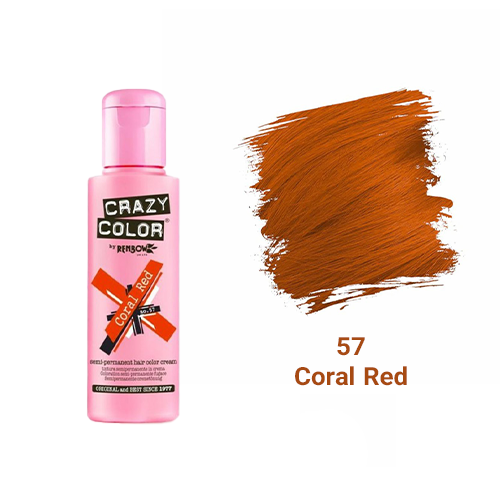 رنگ فانتزی کریزی‌کالر شماره 57 (Coral Red)