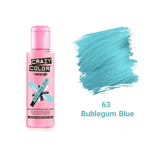رنگ فانتزی کریزی‌کالر شماره 63 (Bublegum Blue)