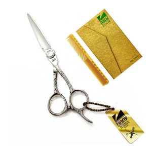 قیچی آرایشگری کرتزر فینی 6 اینچ (کات و کوتاهی - دسته ماری ساده)