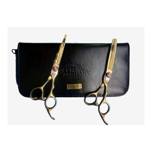 ست قیچی جگوار طلایی ( کات و کوتاهی - پیتاژ - XY-603G)