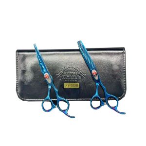 ست قیچی جگوار آبی ( کات و کوتاهی - پیتاژ - XY-603B )