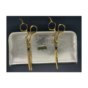 ست قیچی طلایی جگوار ( کات و کوتاهی - پیتاژ - LF-603G )