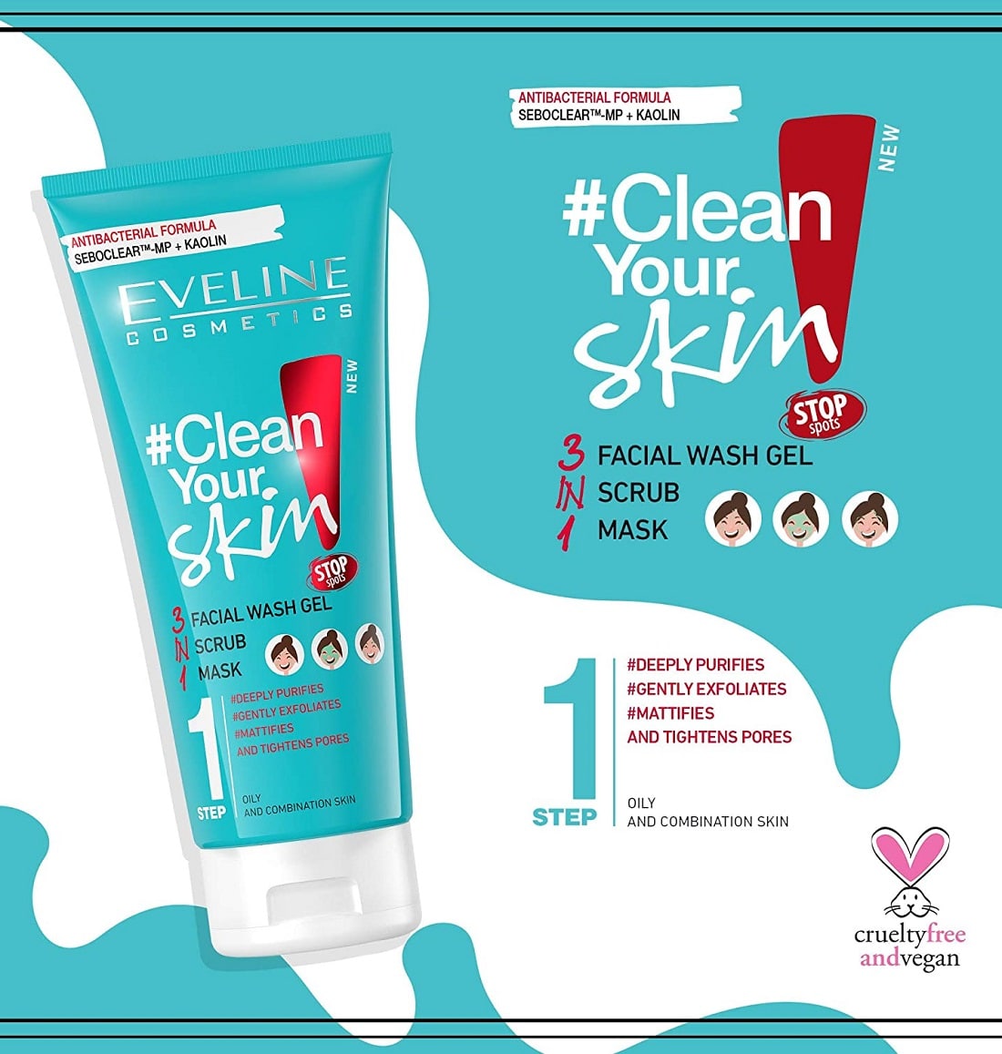 ژل شستشوی سه کاره اولاین (Clean Your Skin)