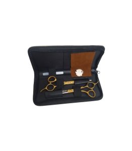 ست قیچی آرایشگری جگوار ( کات و کوتاهی - پیتاژ - LF-601G) - Image 4