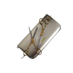 ست قیچی آرایشگری جگوار ( کات و کوتاهی - پیتاژ - LF-601G)