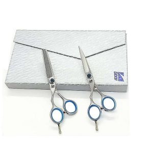 ست قیچی کرتزر فینی 5/5 اینچ ( پیتاژ - کات و کوتاهی - چپ دست - FBS-550 )