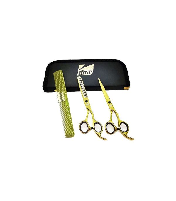 ست-دو-عددی-قیچی-آرایشگری-کرتزر-فینی-کات-و-کوتاهیپیتاژ-6-اینچ-همراه-شانه-آرایشگریkretzer-hair-finny-fgbs-60 ست قیچی کرتزر فینی 6 اینچ ( پیتاژ - کات و کوتاهی - FGBS-60)