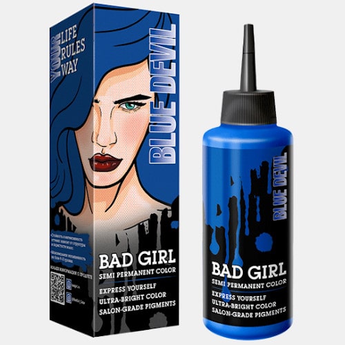 رنگ فانتزی BAD GIRL مدل BLUE DEVIL