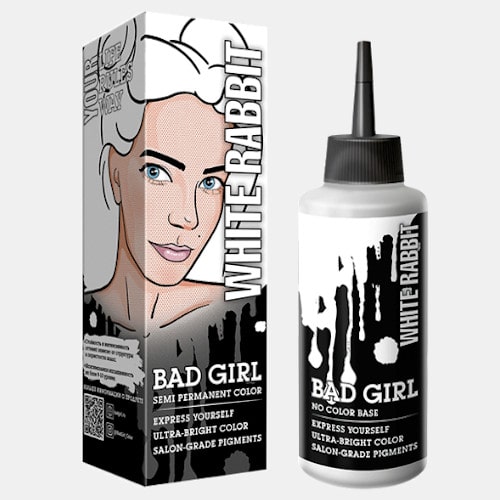 رنگ فانتزی BAD GIRL مدل WHITE RABBIT