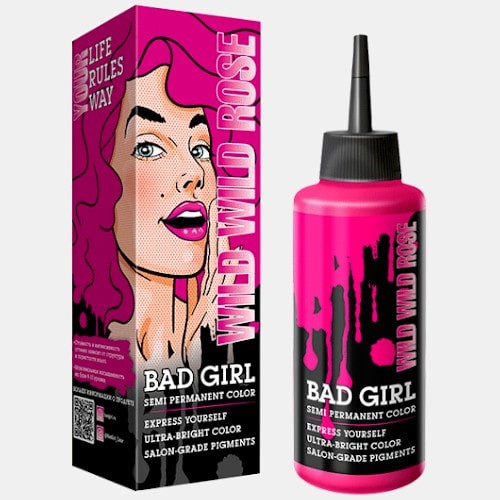 رنگ فانتزی BAD GIRL مدل رز وحشی