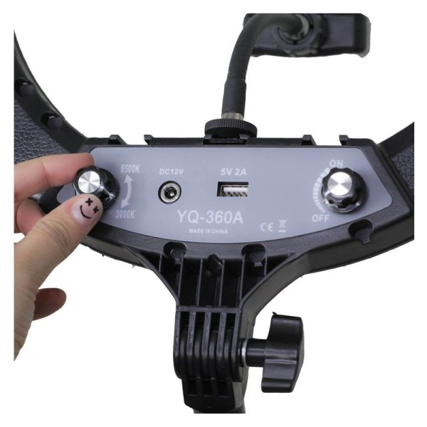 رینگ‌لایت هیرو مدل YQ-360A (30 وات)