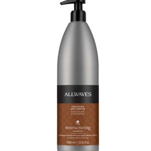 شامپو بازسازی کننده مو شکلات و کراتین آلویوز ALLWAVES (1000میل)