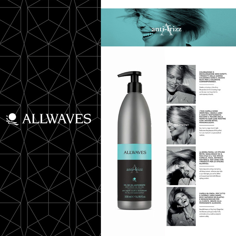 نرم‌کننده موی سر ضد وز آلویوز ALLWAVES (500میل)