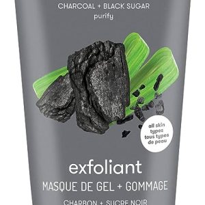 ماسک صورت زغال و شکر فریمن مدل GEL MASK + SCRUB