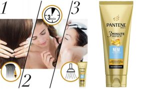 ماسک مو سه دقیقه‌ای پنتن آبرسان PANTENE