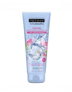 ماسک آبرسان گل پائونی صورتی و یخچال های طبیعی فریمن