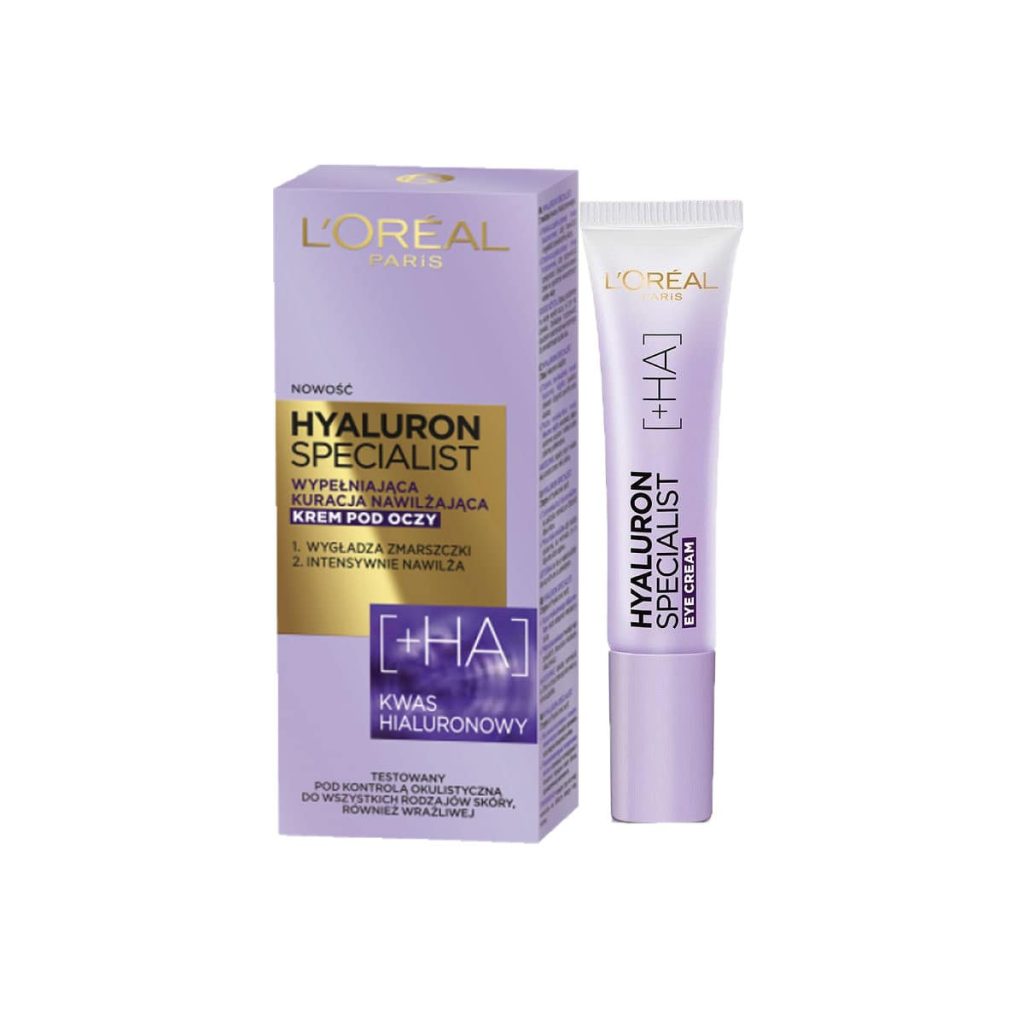 کرم دورچشم هیالورونیک اسید لورآل (Loreal)