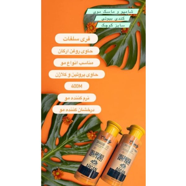 شامپو آرگان کندی‌بیوتی سایز کوچک (آنتی‌فریز) - Image 3