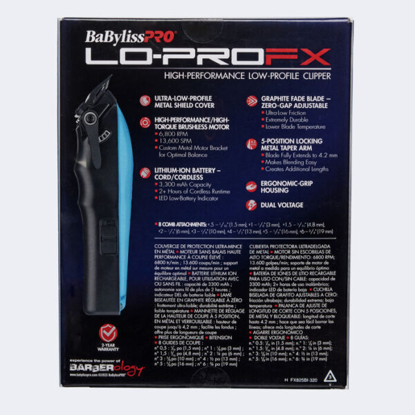 ماشین اصلاح لوپرو بابلیس‌پرو مدل FX825BI (سر و صورت)