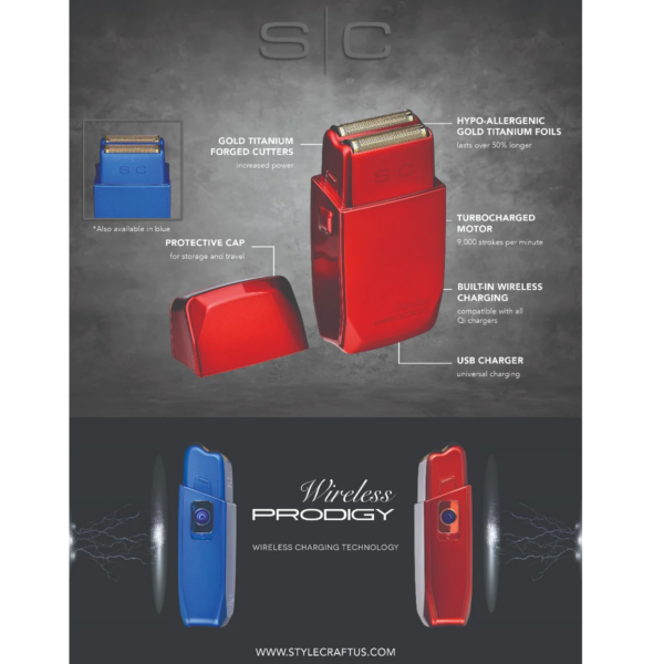 شیور فویلی استایل‌کرافت پودیجی آبی (PRODIGY)