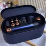 سشوار ایررپ دایسون مدل HS05 آبی/رزگلد (airwrap)