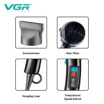 سشوار وی جی آر مدل V-465 - Image 2