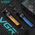 ماشین اصلاح خط زن وی جی آر رنگ آبی V-921 - Image 2