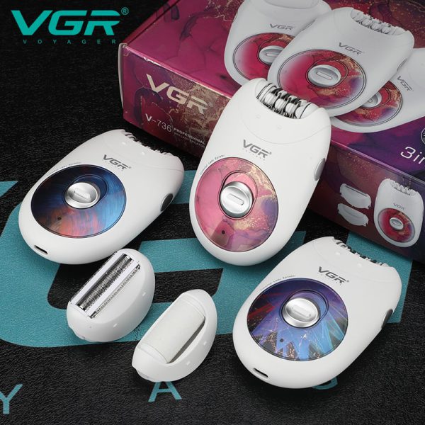 اپیلاتور سه کاره وی جی آر مدل V-736 - Image 8