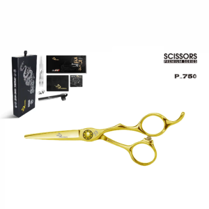 قیچی کات پریمیوم P-750 طلایی سایز “5.5