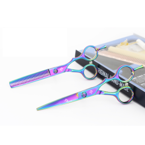 قیچی ست اکونومی هفت رنگ کد E-2 سایز “5.5