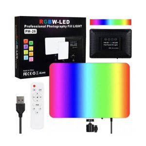 نور ثابت ال ای دی مدل PM-26 RGB
