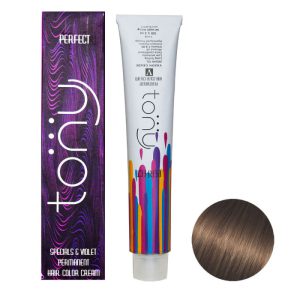 رنگ‌مو تونی سری فندقی شماره 6.75