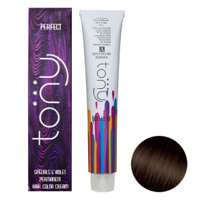 رنگ‌مو تونی سری شکلاتی شماره 4.77