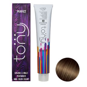 رنگ‌مو تونی سری شکلاتی شماره 6.77