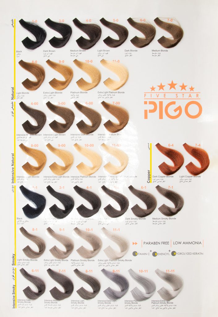 رنگ‌مو پیگو