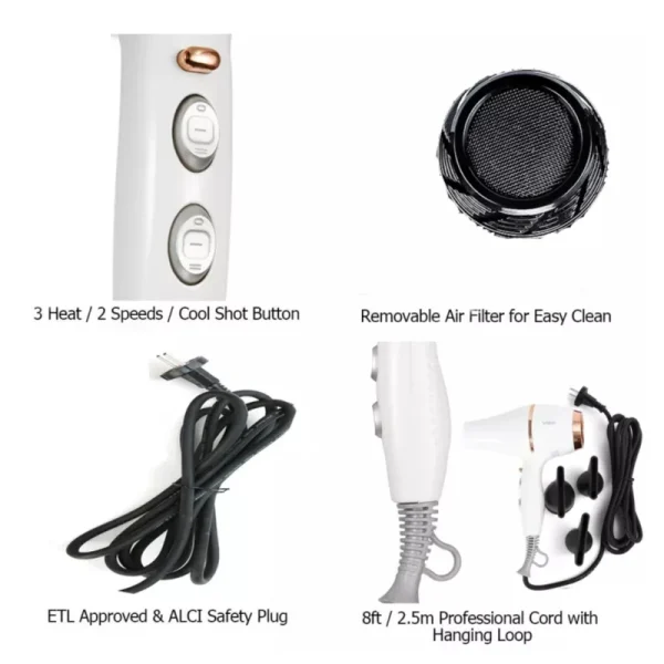 سشوار وی جی آر مدل V-414 - Image 7