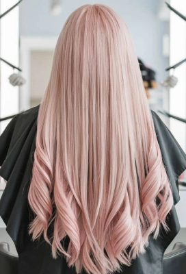 رنگ مو فانتزی بدون دکلره