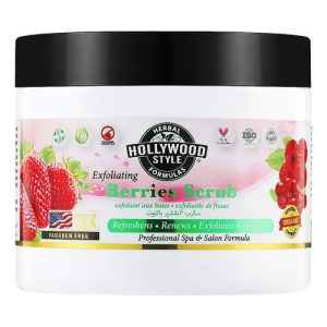 اسکراب صورت توت فرنگی HOLLYWOOD