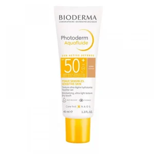BIODERMA PHOTODERM AQUAFLUIDE SPF50+ Golden FOR SENSITIVE SKIN 40 ML