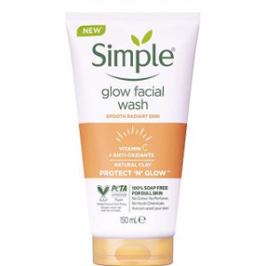 ژل شستشوی روشن کننده Glow سیمپل