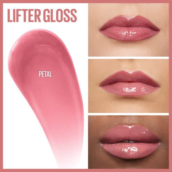 لیپ گلاس میبلین مدل Lifter Gloss رنگ PETAL - Image 6